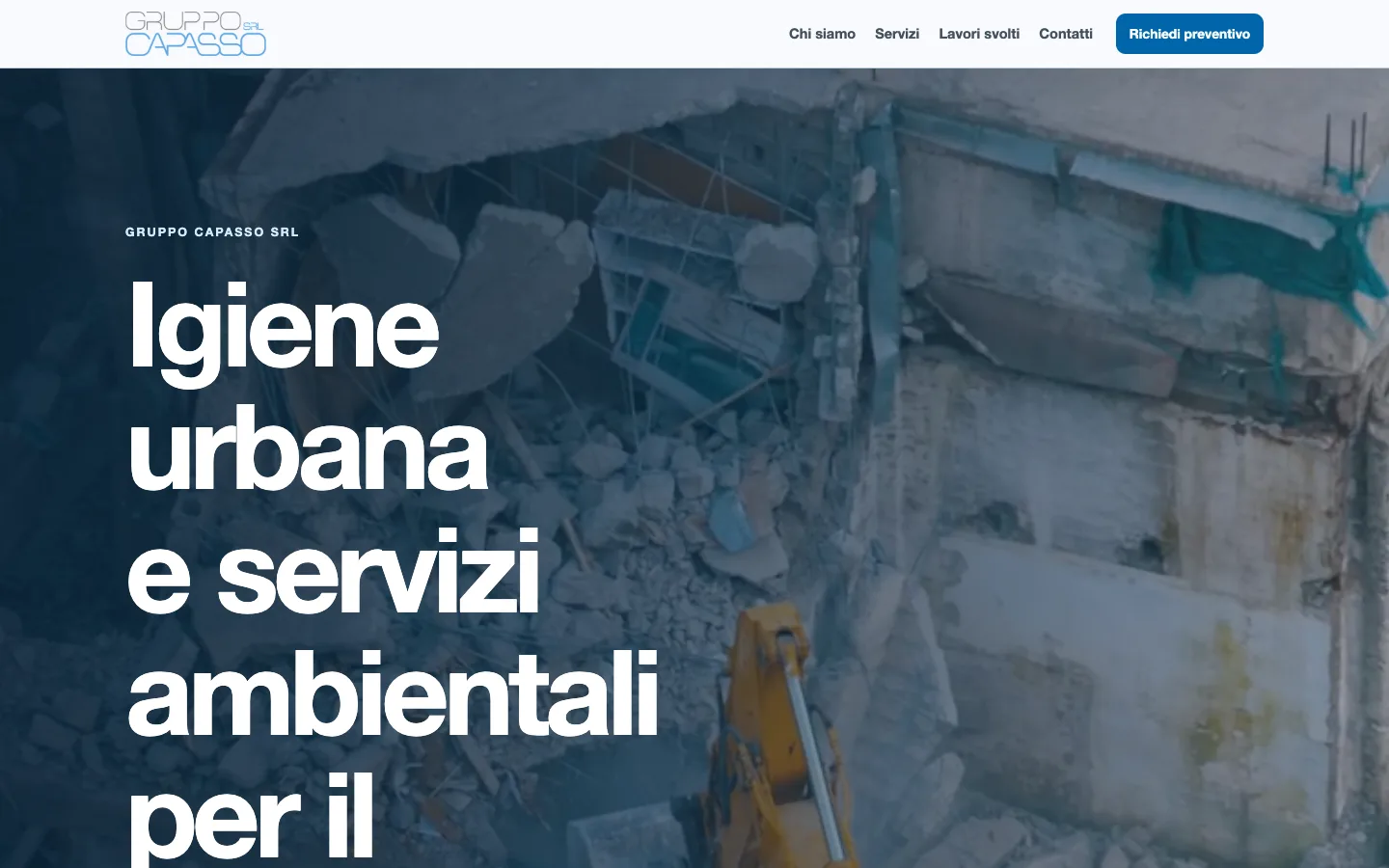 Sito corporate del Gruppo Capasso